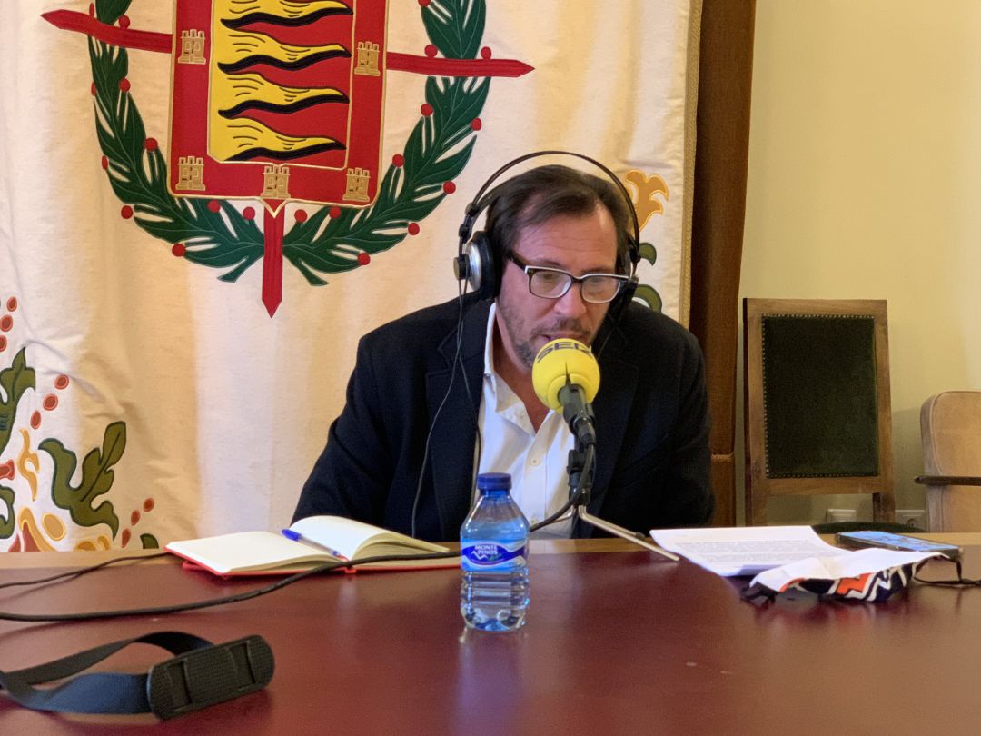 El alcalde de Valladolid, Óscar Puente, durante la entrevista en Hoy por Hoy Valladolid El alcalde de Valladolid, Óscar Puente, durante la entrevista en Hoy por Hoy Valladolid