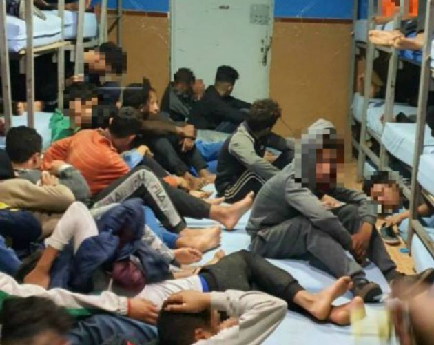 Menores hacinados en el Centro la Purísima de Melilla Menores hacinados en el Centro la Purísima de Melilla