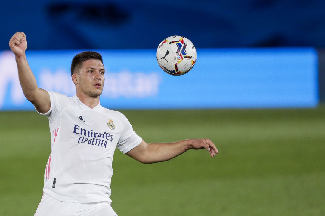 Luka Jovic en uno de sus últimos partidos con el Real Madrid Luka Jovic en uno de sus últimos partidos con el Real Madrid