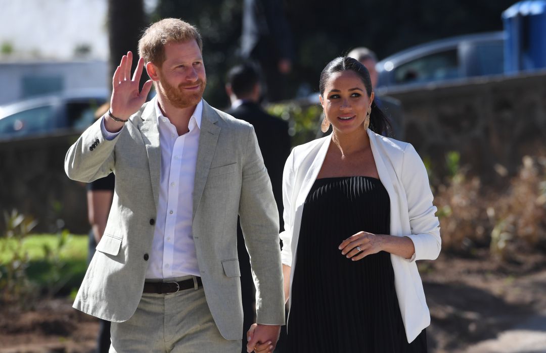 Los duques de Sussex durante el embarazo de Meghan. Los duques de Sussex durante el embarazo de Meghan.