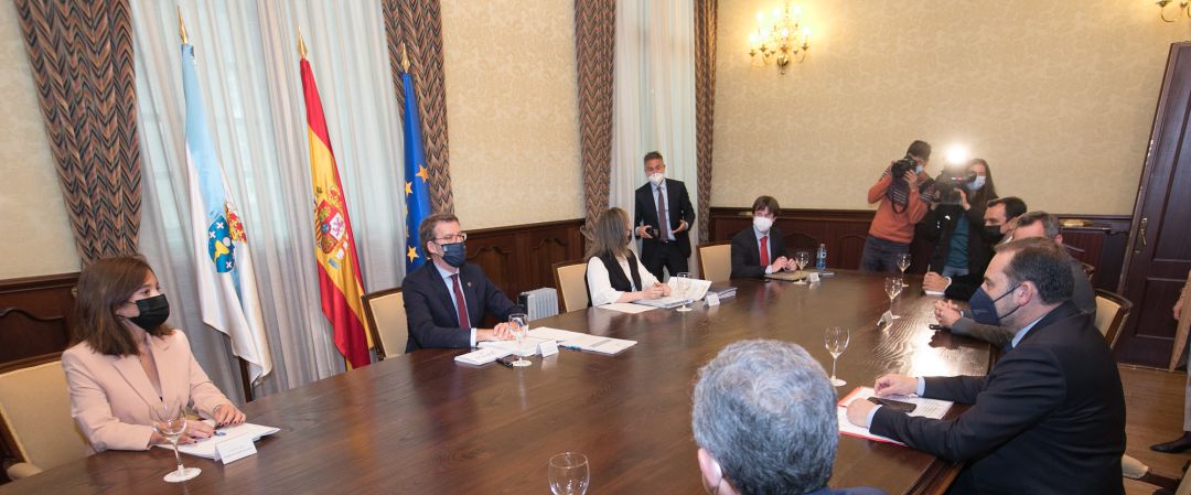 Reunión de esta mañana en Santiago Reunión de esta mañana en Santiago