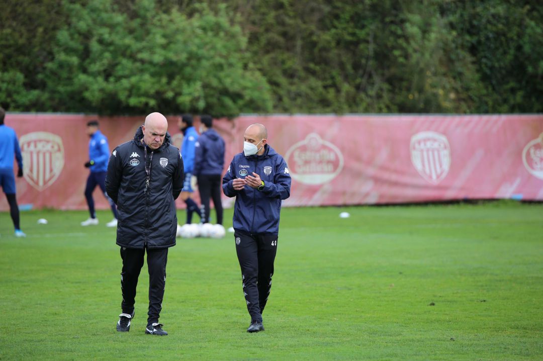 Luis César Sampedro, entrenador del CD Lugo. Luis César Sampedro, entrenador del CD Lugo.