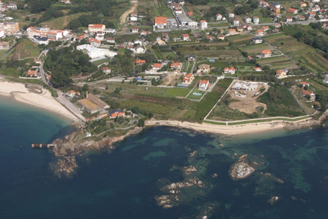 Vista áerea de Cangas. Vista áerea de Cangas.
