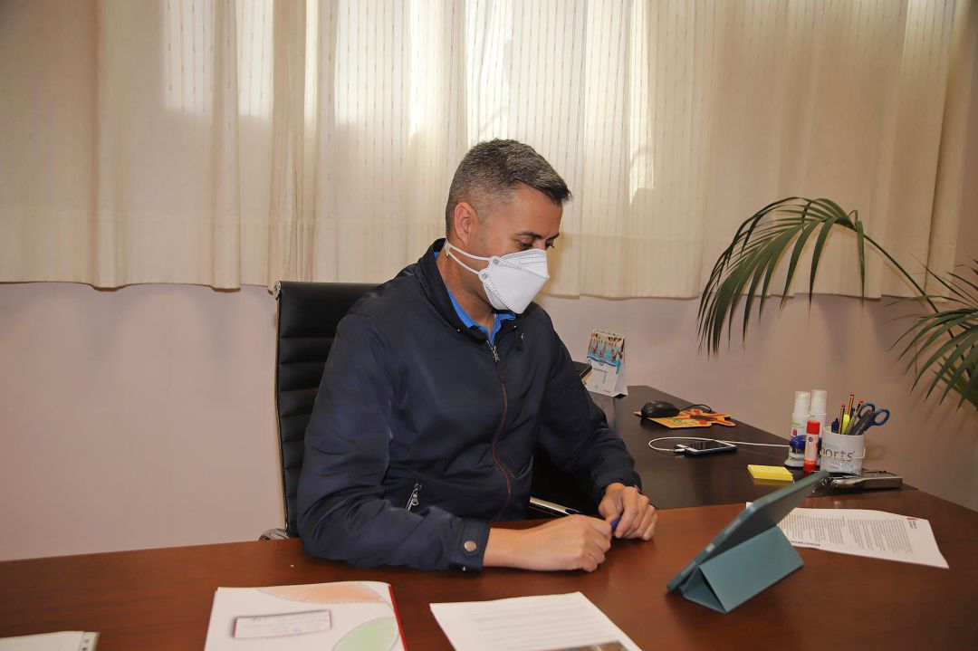 Francisco Javier Aparicio, consejero de Deportes del Cabildo de Lanzarote. Francisco Javier Aparicio, consejero de Deportes del Cabildo de Lanzarote.