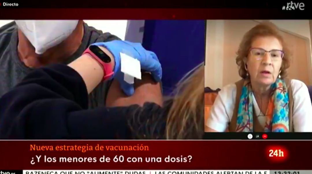 Margarita del Val alerta sobre "mezclar" vacunas tras la suspensión de la administración con AstraZeneca. Margarita del Val alerta sobre "mezclar" vacunas tras la suspensión de la administración con AstraZeneca.