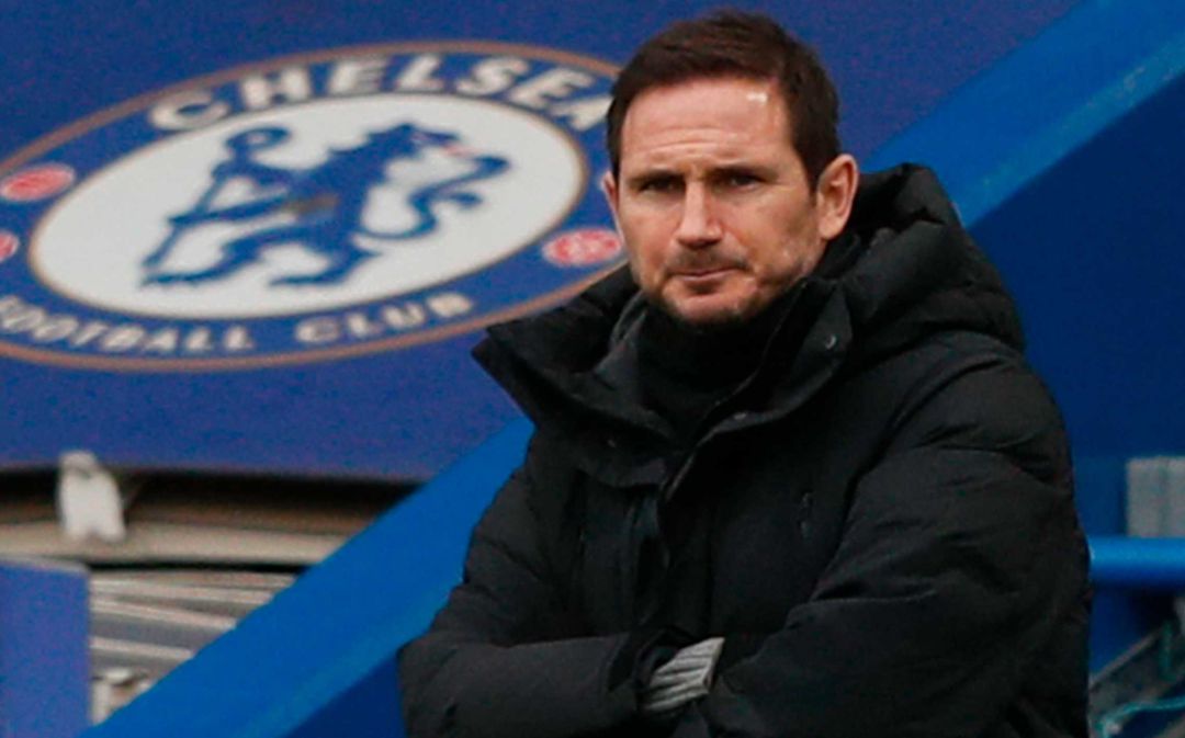 Frank Lampard, en su etapa en el banquillo del Chelsea. Frank Lampard, en su etapa en el banquillo del Chelsea.