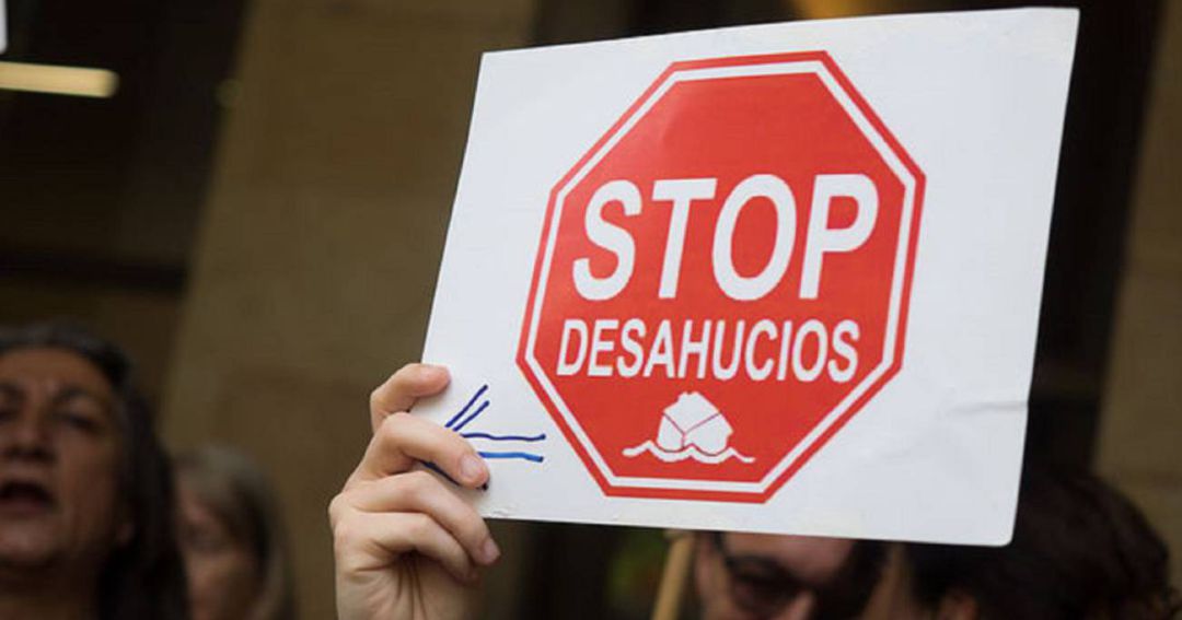 Foto de archivo en acciones contra los desahucios Foto de archivo en acciones contra los desahucios