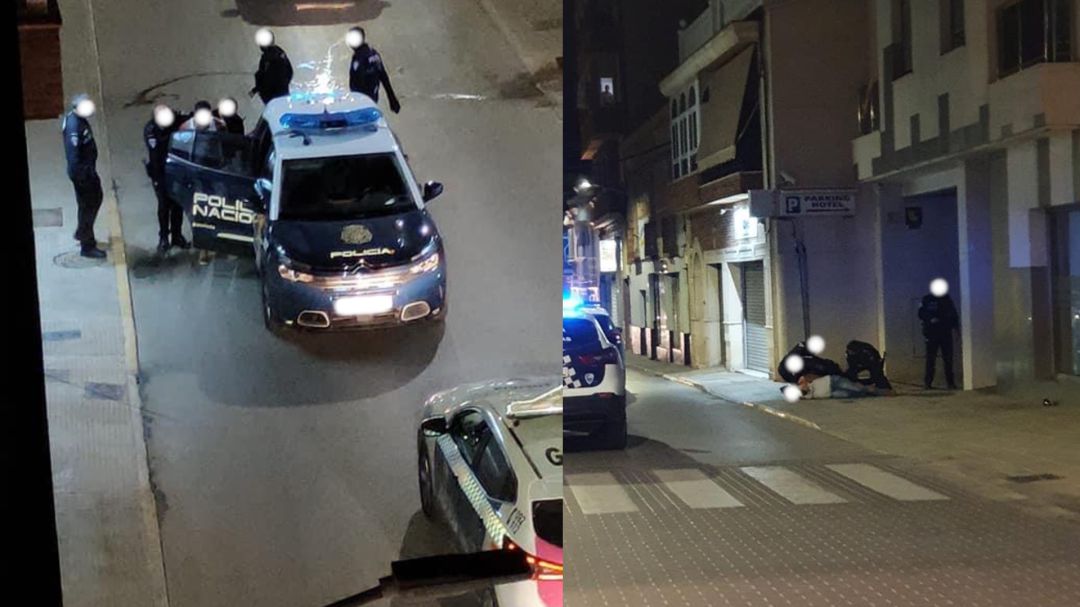 Imágenes que circulan por las redes sociales de la detención de un joven por intentar agredir a un agente de la Policía Nacional Imágenes que circulan por las redes sociales de la detención de un joven por intentar agredir a un agente de la Policía Nacional