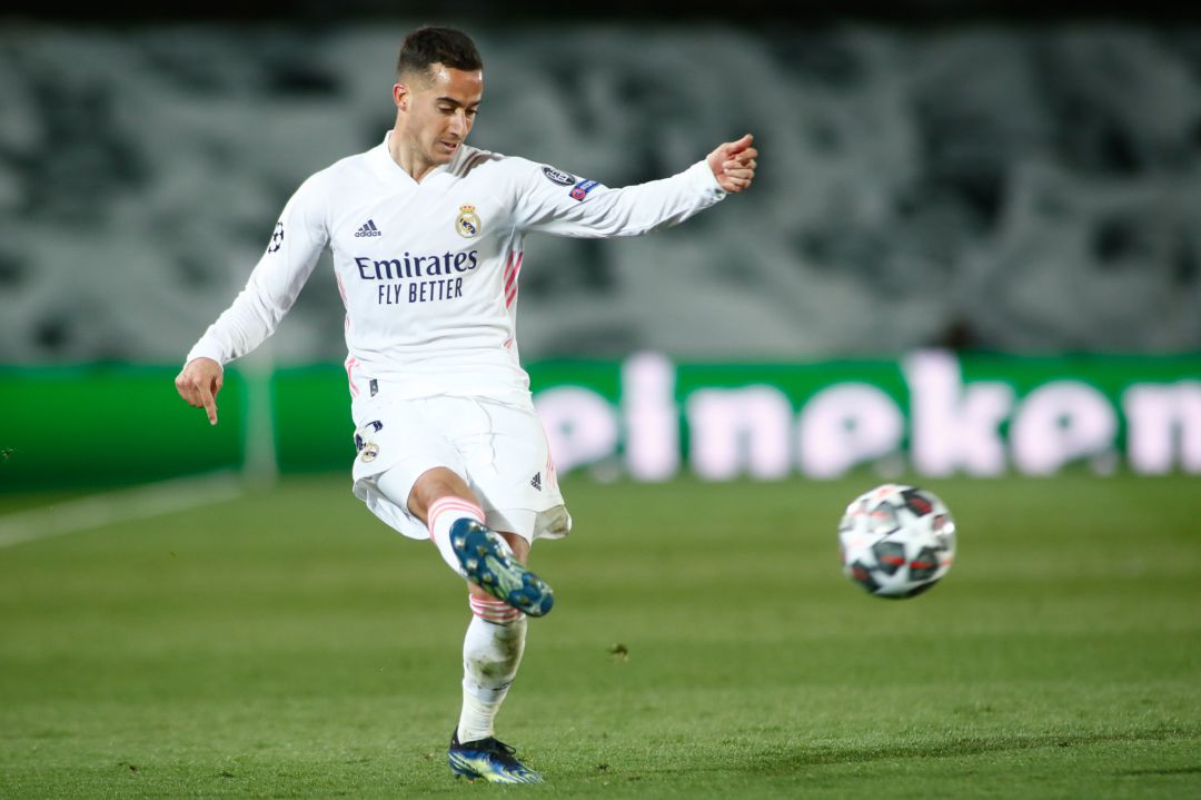 Lucas Vázquez, en un partido con el Real Madrid Lucas Vázquez, en un partido con el Real Madrid
