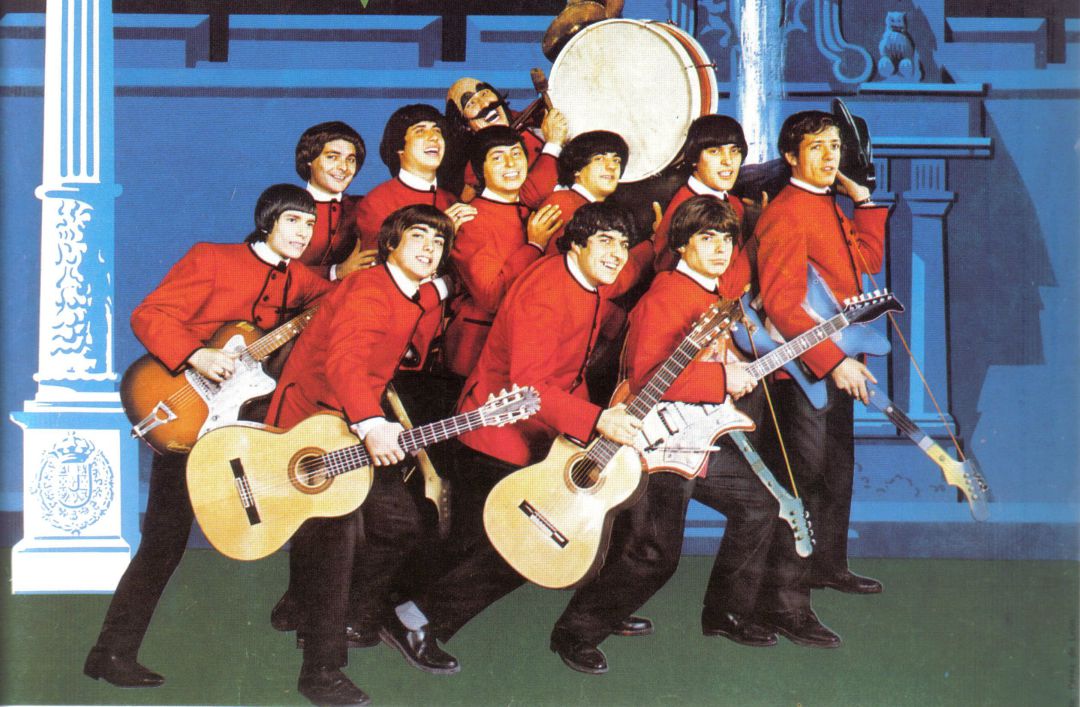 Una de las muchas imágenes promocionales que se hicieron Los Beatles de Cádiz Una de las muchas imágenes promocionales que se hicieron Los Beatles de Cádiz