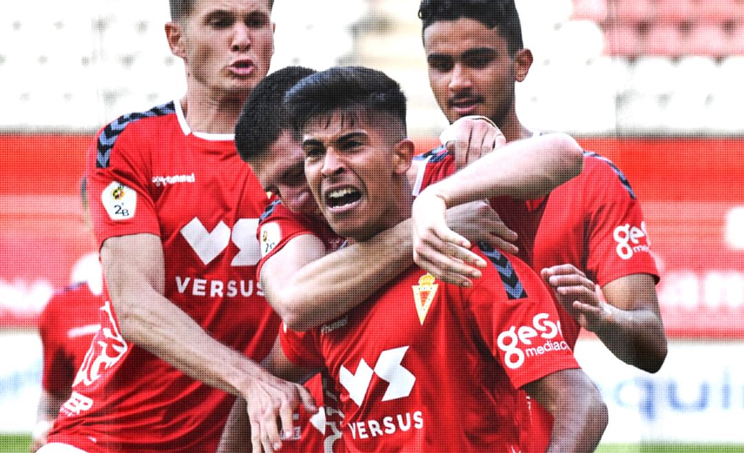 Rognny celebra el gol de la victoria ante el Cádiz B Rognny celebra el gol de la victoria ante el Cádiz B