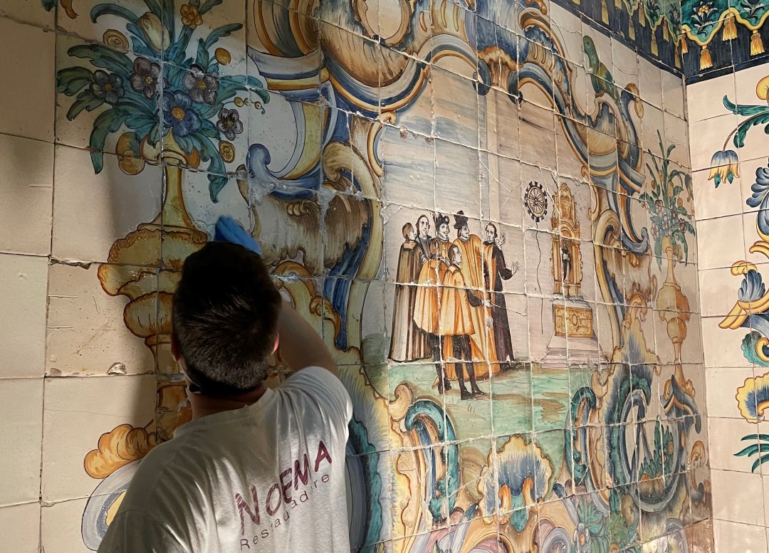 Así evolucionan las obras de reforma de la casa natalicia de Sant Vicent Ferrer. Así evolucionan las obras de reforma de la casa natalicia de Sant Vicent Ferrer.