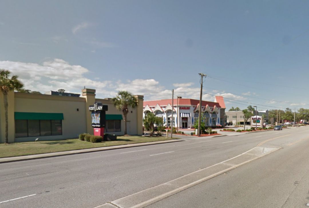La zona de North Ocean Boulevard donde ocurrió el atropello La zona de North Ocean Boulevard donde ocurrió el atropello
