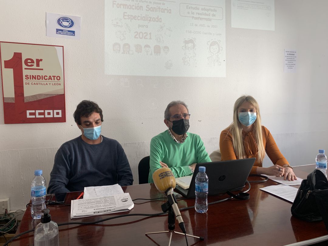 Representantes de CCOO de Sanidad Representantes de CCOO de Sanidad