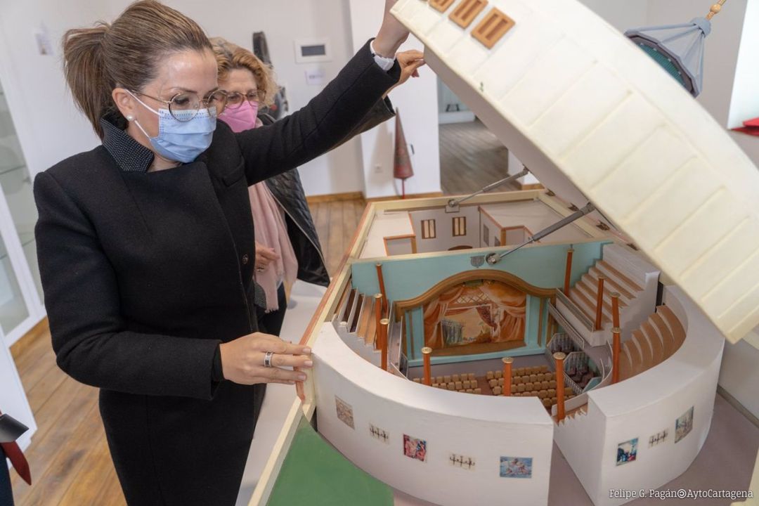 Visita de la alcaldesa de Cartagena, Ana Belén Castejón, a la diputación de El Algar Visita de la alcaldesa de Cartagena, Ana Belén Castejón, a la diputación de El Algar