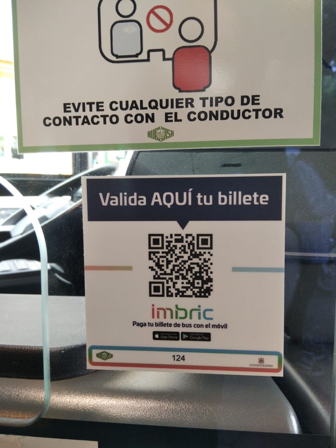 Código QR que permite pagar con el móvil para acceder a los autobuses de Aucorsa Código QR que permite pagar con el móvil para acceder a los autobuses de Aucorsa