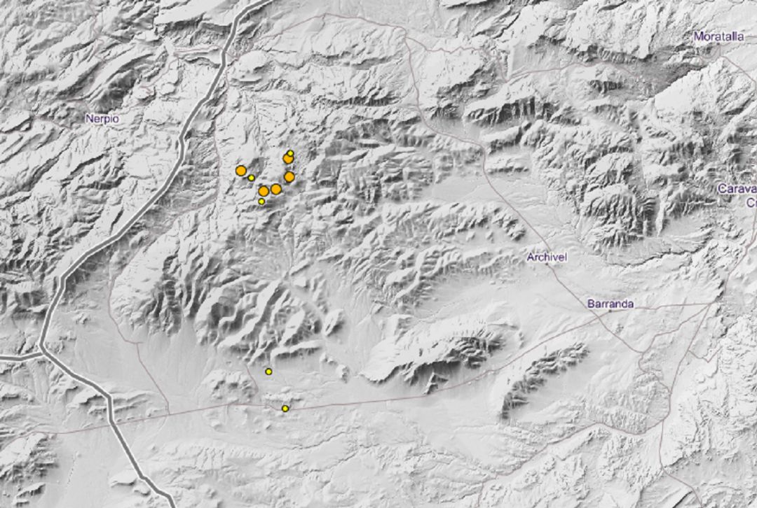 Moratalla registra ocho pequeños terremotos desde la pasada madrugada Moratalla registra ocho pequeños terremotos desde la pasada madrugada