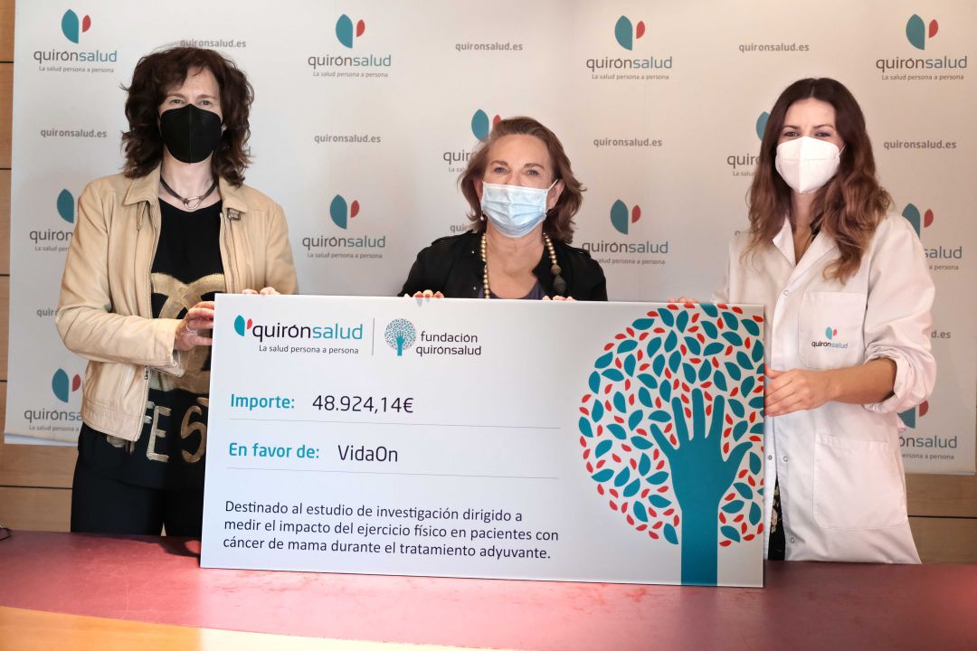 La Fundación Quirónsalud concede una beca de investigación al proyecto VidaON La Fundación Quirónsalud concede una beca de investigación al proyecto VidaON