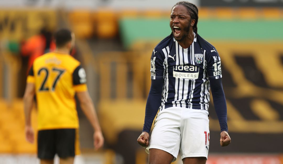 Romaine Sawyers, futbolista del West Bromwich Albion. Romaine Sawyers, futbolista del West Bromwich Albion.