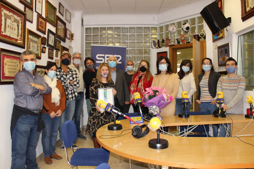 Plantilla de Radio Alcoy en noviembre pasado Plantilla de Radio Alcoy en noviembre pasado