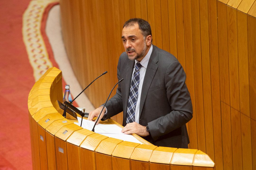 Comparecencia del conselleiro de Sanidade, Julio García Comesaña, a petición propia en el pleno del Parlamento de Galicia Comparecencia del conselleiro de Sanidade, Julio García Comesaña, a petición propia en el pleno del Parlamento de Galicia