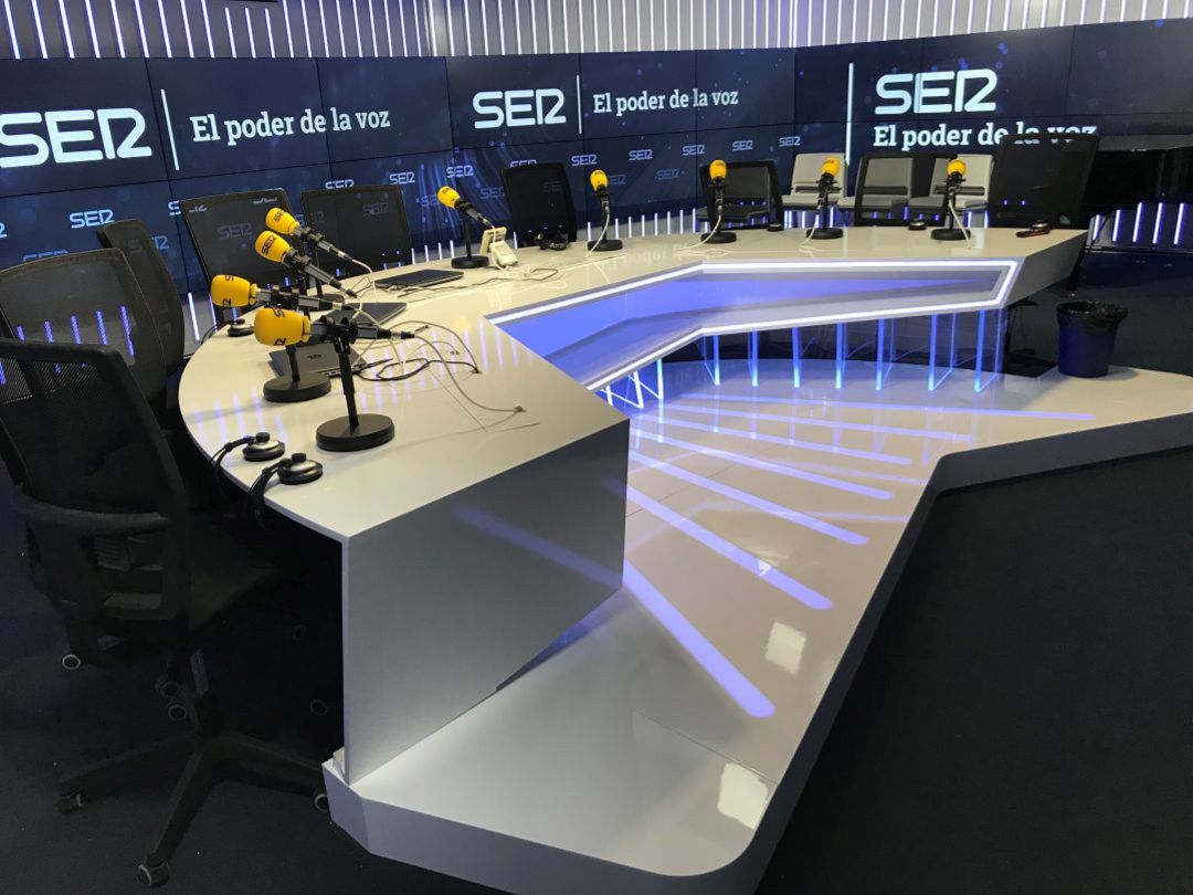 Estudio central de la Cadena SER en Madrid Estudio central de la Cadena SER en Madrid