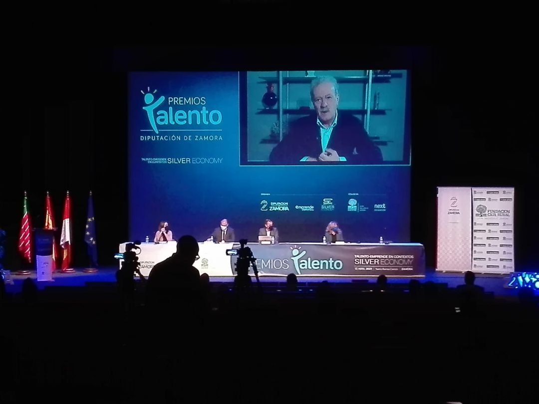 Un momento en la jornada sobre talento y despoblación Un momento en la jornada sobre talento y despoblación