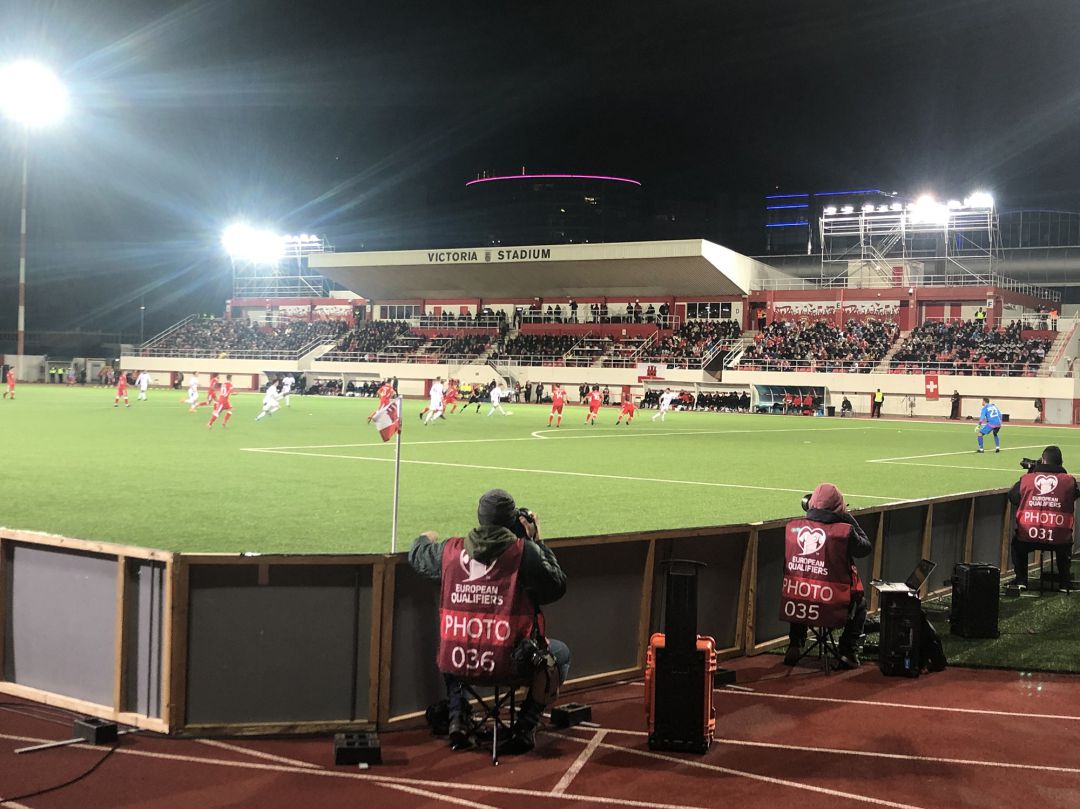Victoria Stadium de Gibraltar. Victoria Stadium de Gibraltar.