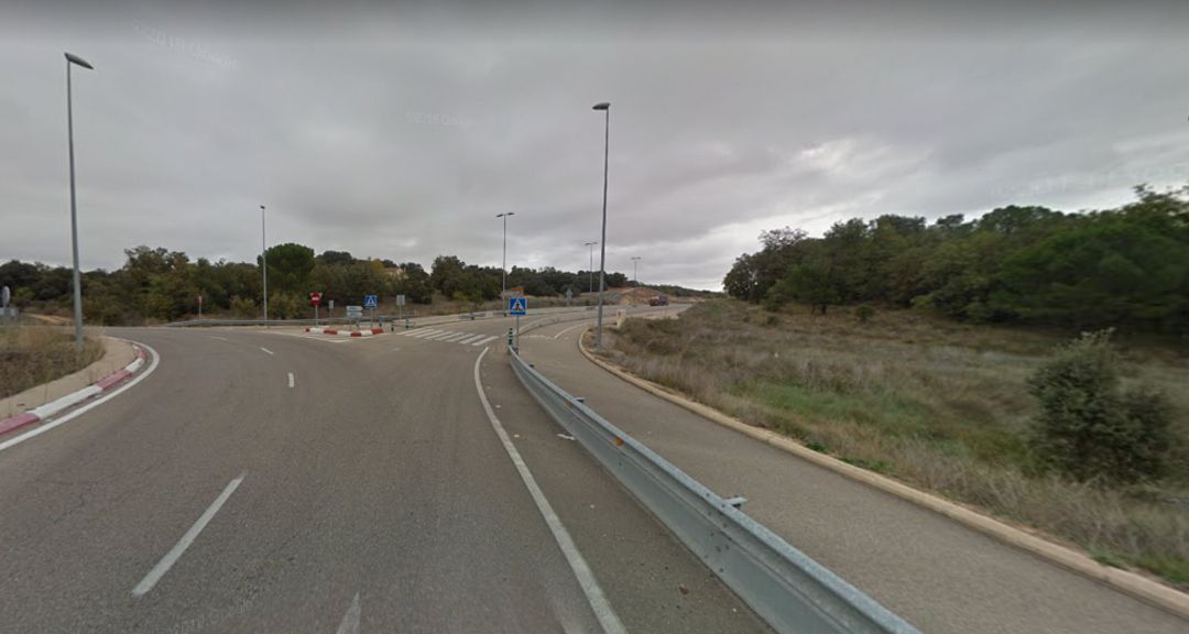 Rotonda del tramo norte de la ronda exterior de Aranda Rotonda del tramo norte de la ronda exterior de Aranda