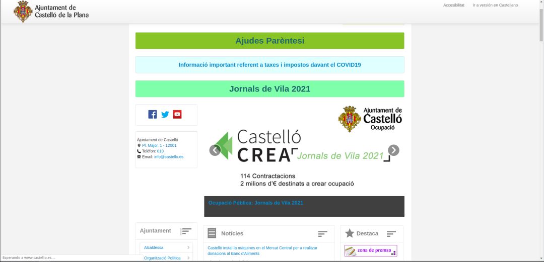 Página web Página web