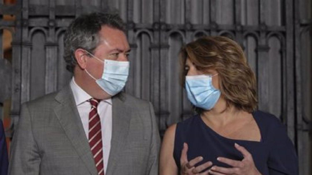 Juan Espadas, junto a Susana Díaz (Archivo). Juan Espadas, junto a Susana Díaz (Archivo).