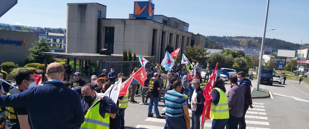 Concentración de los trabajadores de Naturgy Concentración de los trabajadores de Naturgy