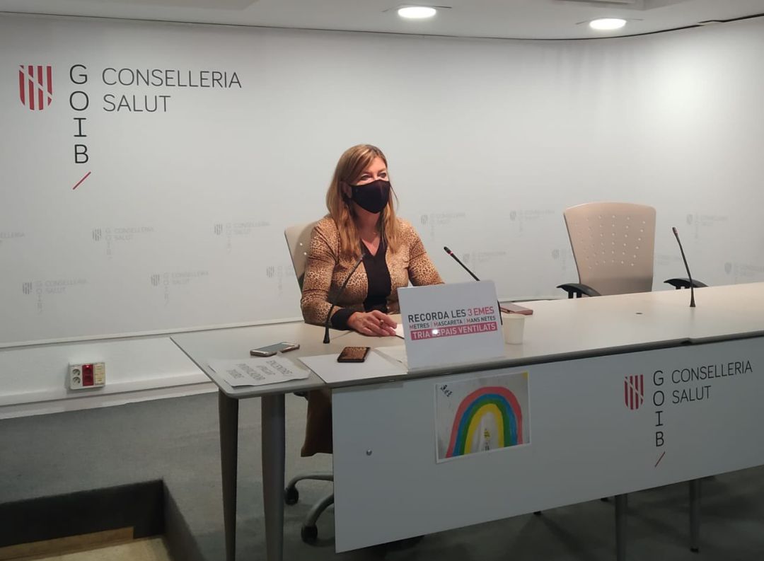 La consellera balear de Salud, Patricia Gómez, en una imagen de archivo La consellera balear de Salud, Patricia Gómez, en una imagen de archivo