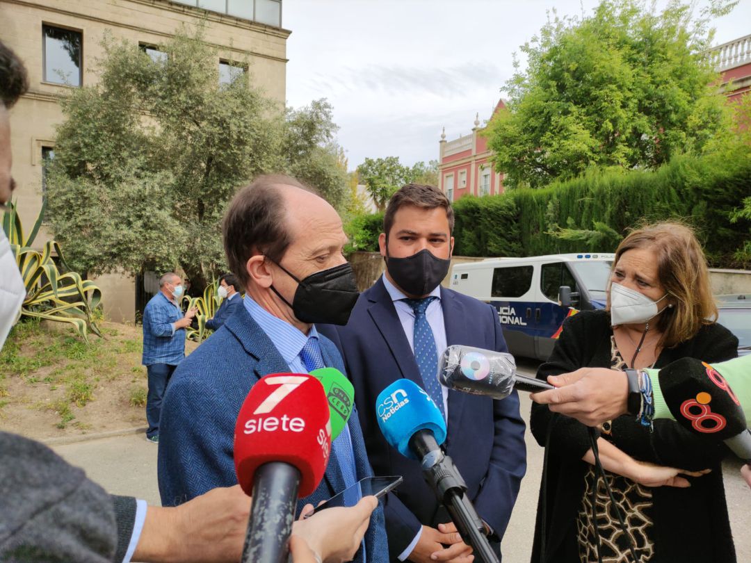 Visita del delegado territorial de Justicia a la sede de la Audiencia en Jerez Visita del delegado territorial de Justicia a la sede de la Audiencia en Jerez