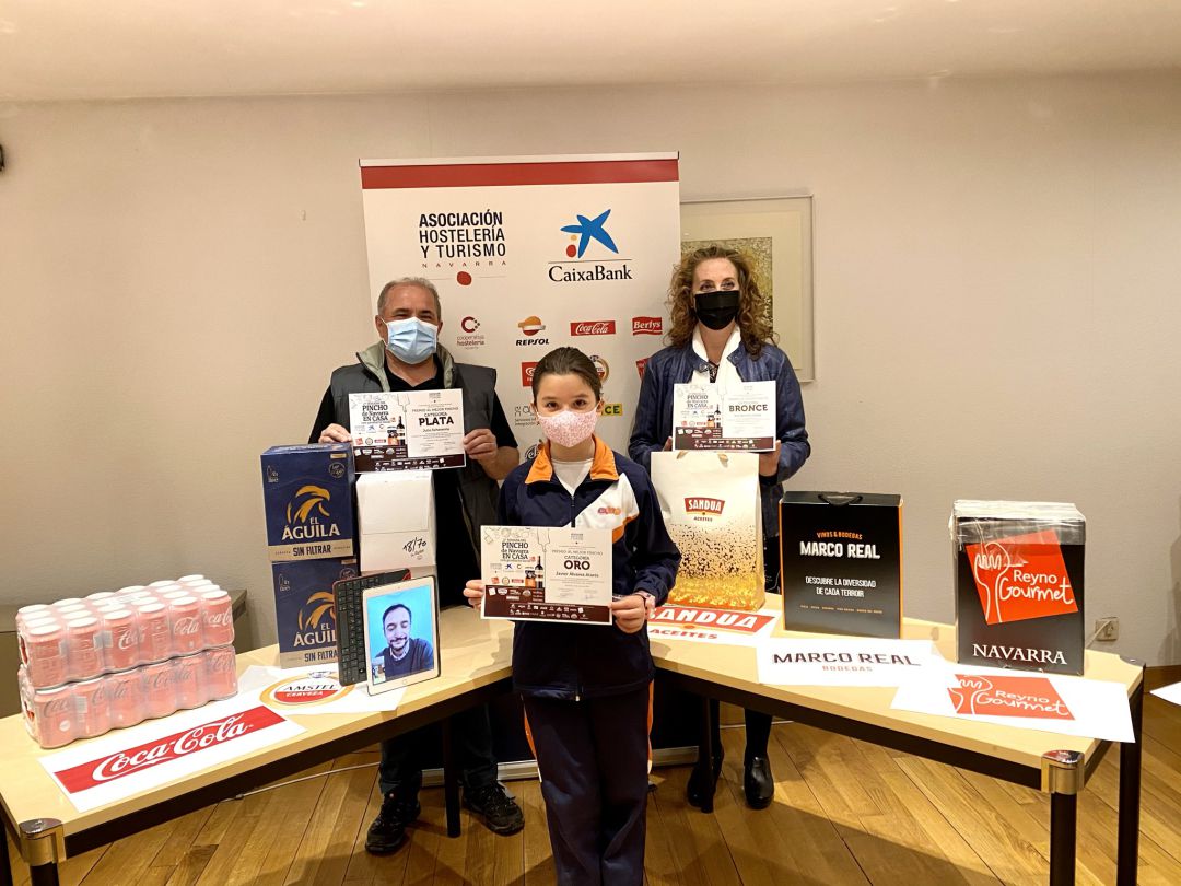 Ganadores de la II Semana del pincho de Navarra 'en casa con producto local' Ganadores de la II Semana del pincho de Navarra 'en casa con producto local'