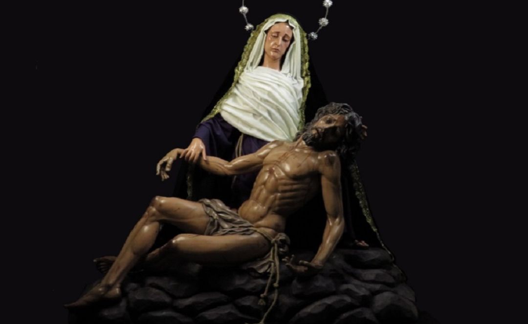 Conjunto de la Piedad realizado por Adrián Lema para la localidad de Santa Margarita (Palma de Mallorca) Conjunto de la Piedad realizado por Adrián Lema para la localidad de Santa Margarita (Palma de Mallorca)