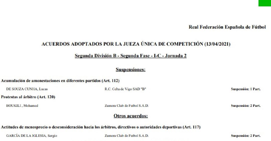 Extracto de los acuerdos Extracto de los acuerdos