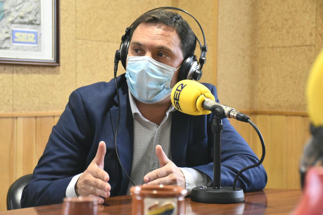 Martínez Chana, durante la entrevista en SER Cuenca Martínez Chana, durante la entrevista en SER Cuenca
