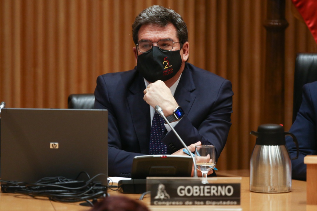 El ministro de Inclusión, Seguridad Social y Migraciones, José Luis Escrivá, durante una comparecencia en Comisión en el Congreso El ministro de Inclusión, Seguridad Social y Migraciones, José Luis Escrivá, durante una comparecencia en Comisión en el Congreso