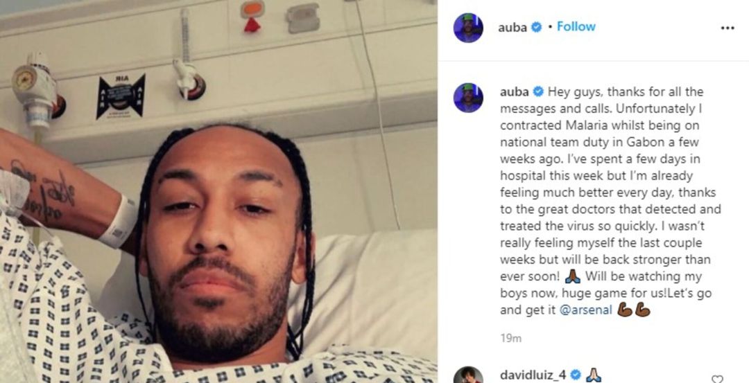 Aubameyang, en el hospital Aubameyang, en el hospital