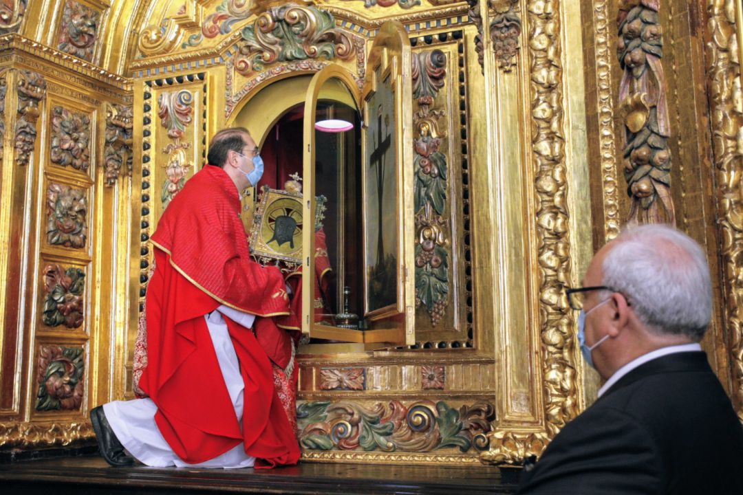 Las celebraciones de la Santa Faz se han producido con aforos reducidos Las celebraciones de la Santa Faz se han producido con aforos reducidos