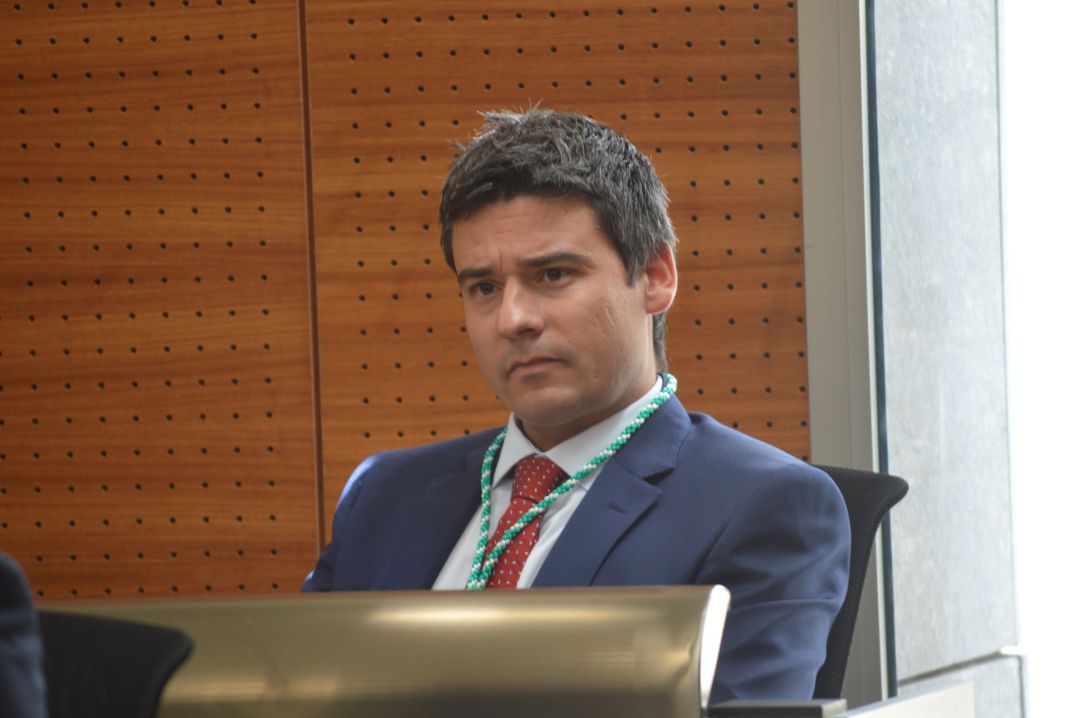 José Luis Lorenzo en su toma de posesión como concejal José Luis Lorenzo en su toma de posesión como concejal