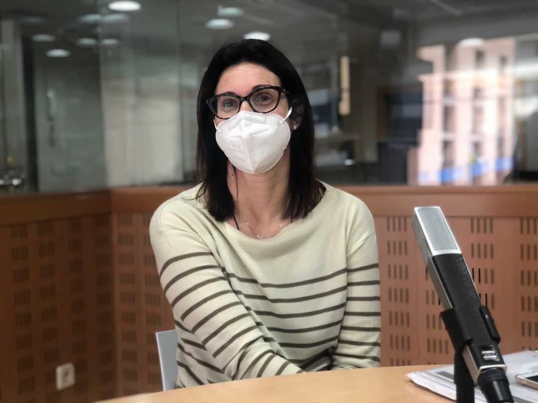 La presidenta de l'Associació de Veïns de Santa Eugènia, Natàlia del Campo La presidenta de l'Associació de Veïns de Santa Eugènia, Natàlia del Campo