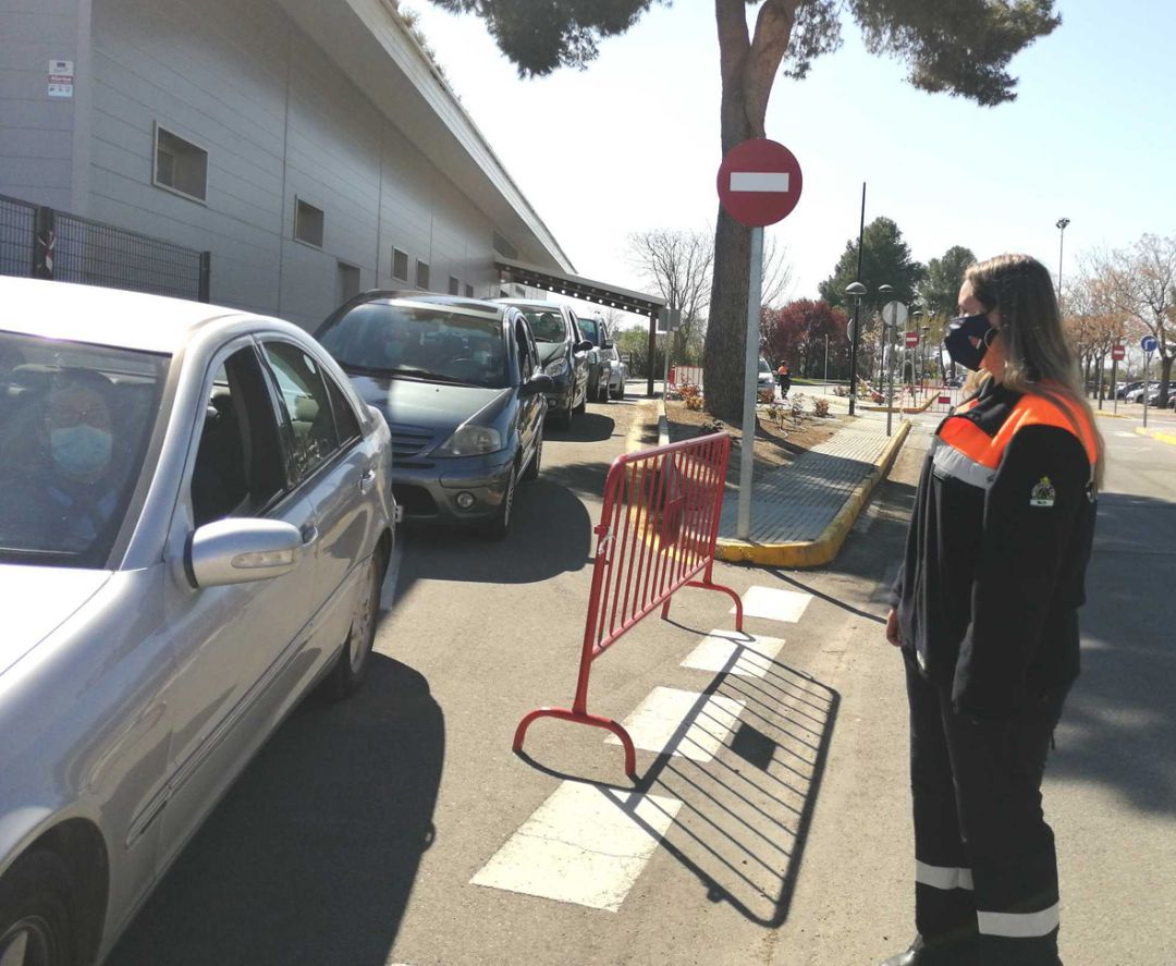 Dispositivo de vacunación contra la covid en el hospital de Baza (Granada), con el apoyo del voluntariado de Protección Civil Dispositivo de vacunación contra la covid en el hospital de Baza (Granada), con el apoyo del voluntariado de Protección Civil