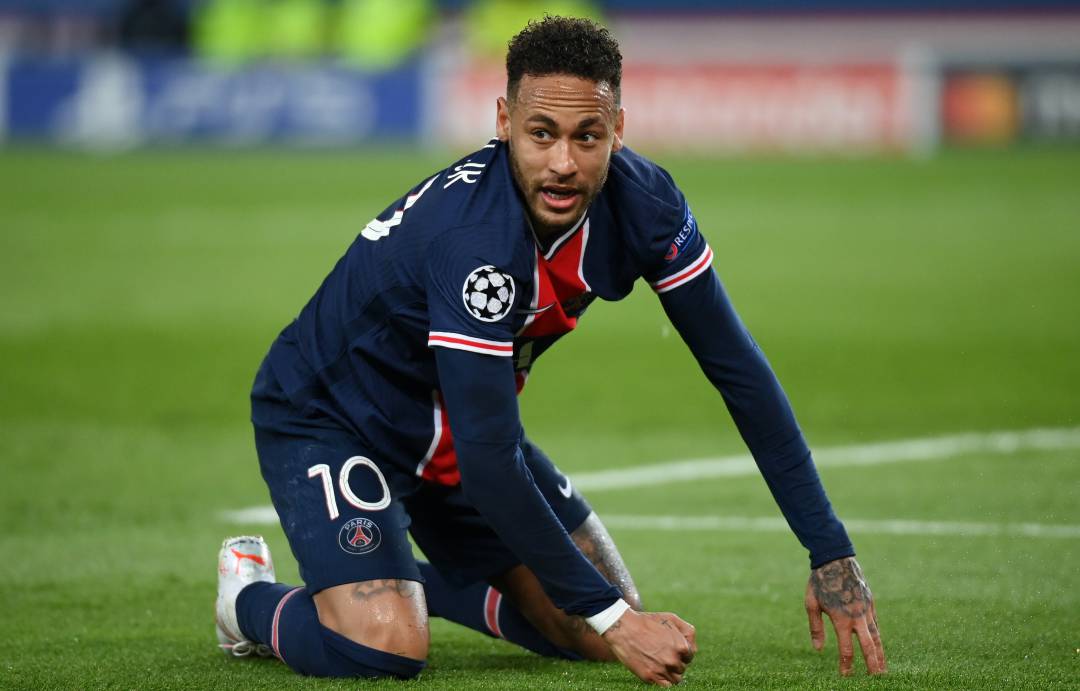 Neymar en uno de los últimos partidos del PSG Neymar en uno de los últimos partidos del PSG