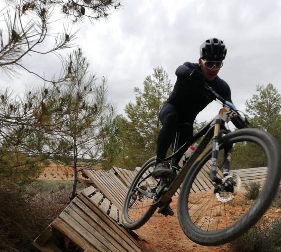 Biker durante una prueba Biker durante una prueba