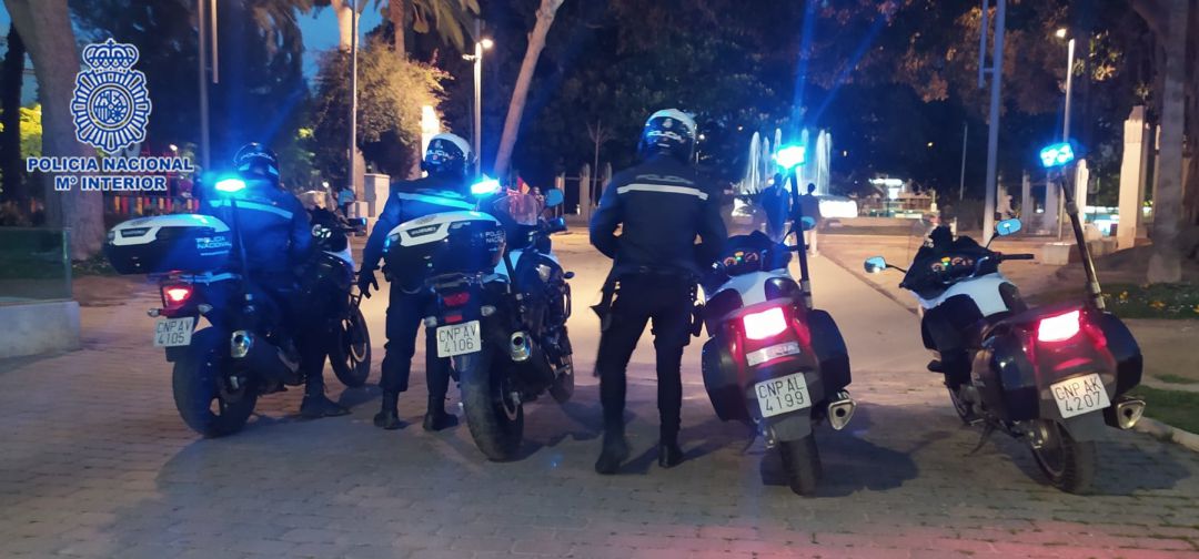 Policías de la Unidad de Motos de Cartagena Policías de la Unidad de Motos de Cartagena