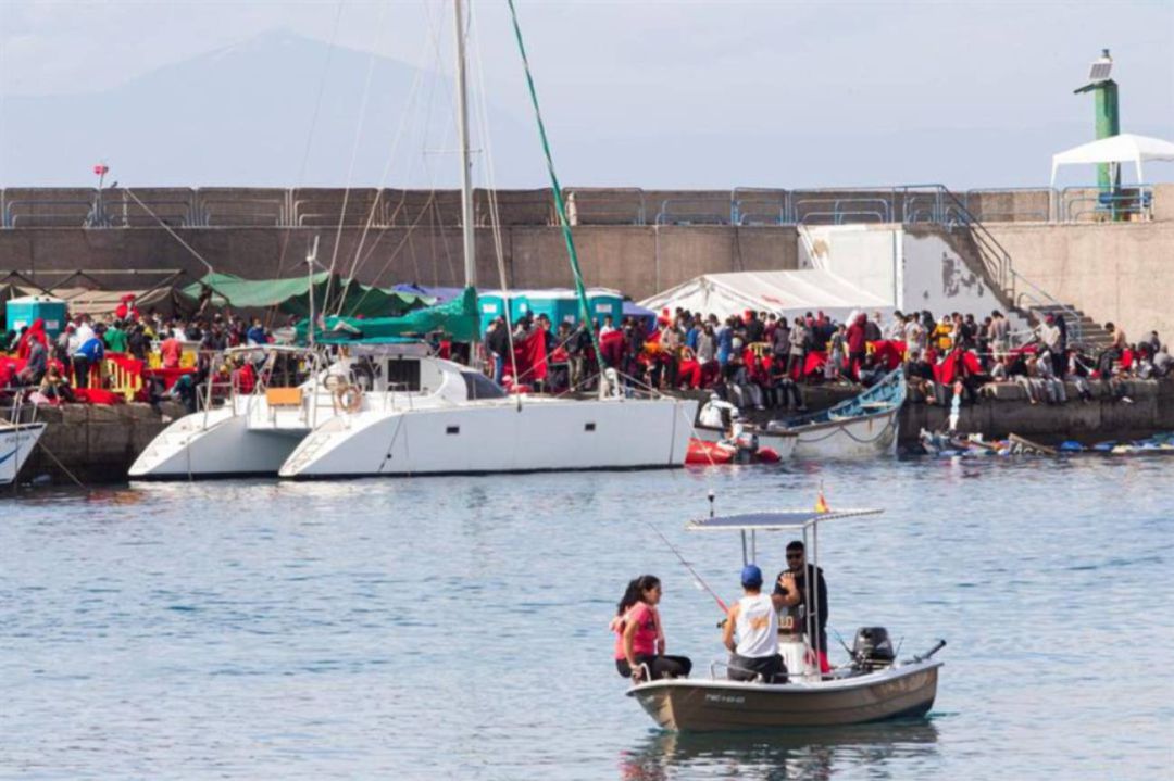 Muelle de Arguineguín el pasado verano Muelle de Arguineguín el pasado verano