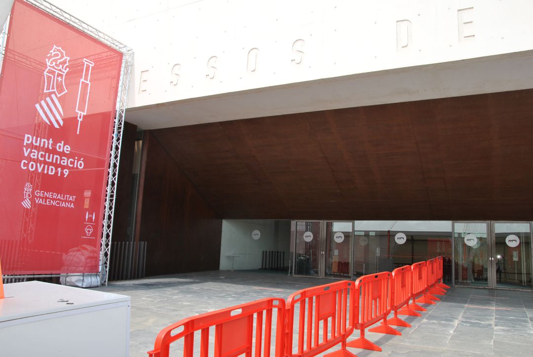El Auditori i Palau de Congressos de Castelló habilitado como centro de vacunación masiva El Auditori i Palau de Congressos de Castelló habilitado como centro de vacunación masiva