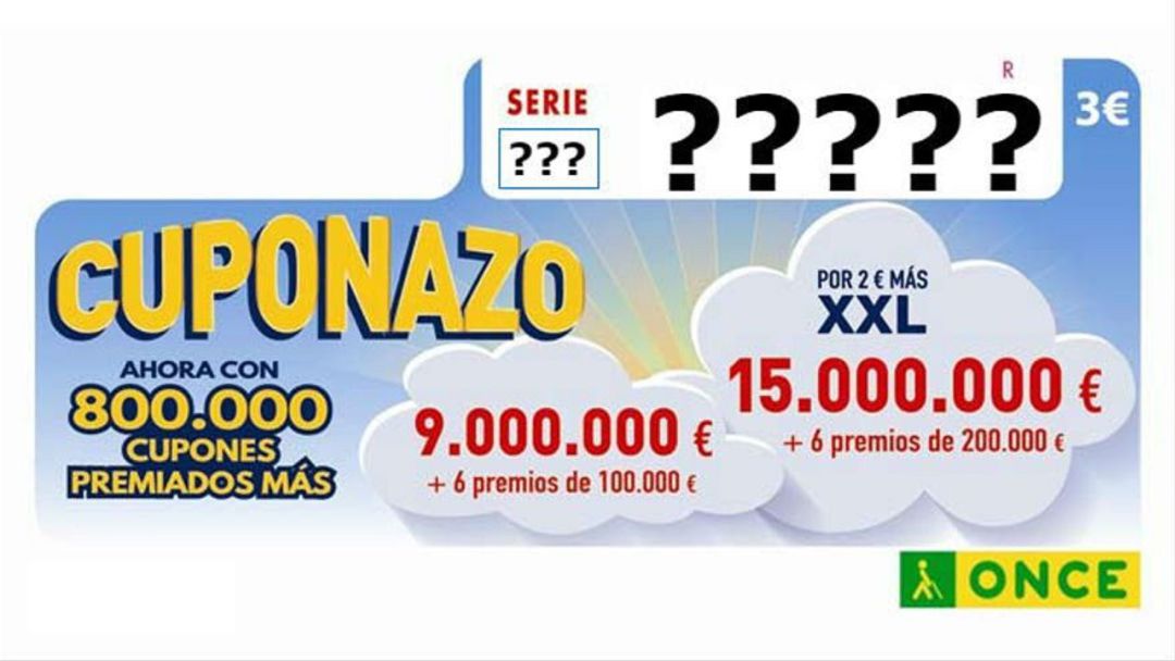 Cuponazo de la ONCE Cuponazo de la ONCE